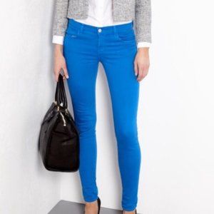 J Brand Super Skinny Jeans Electric Blue US 28